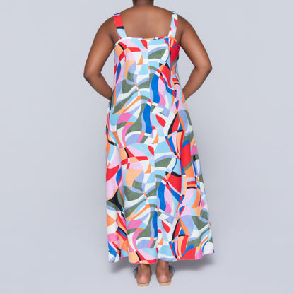 Plus Size Printed Dress