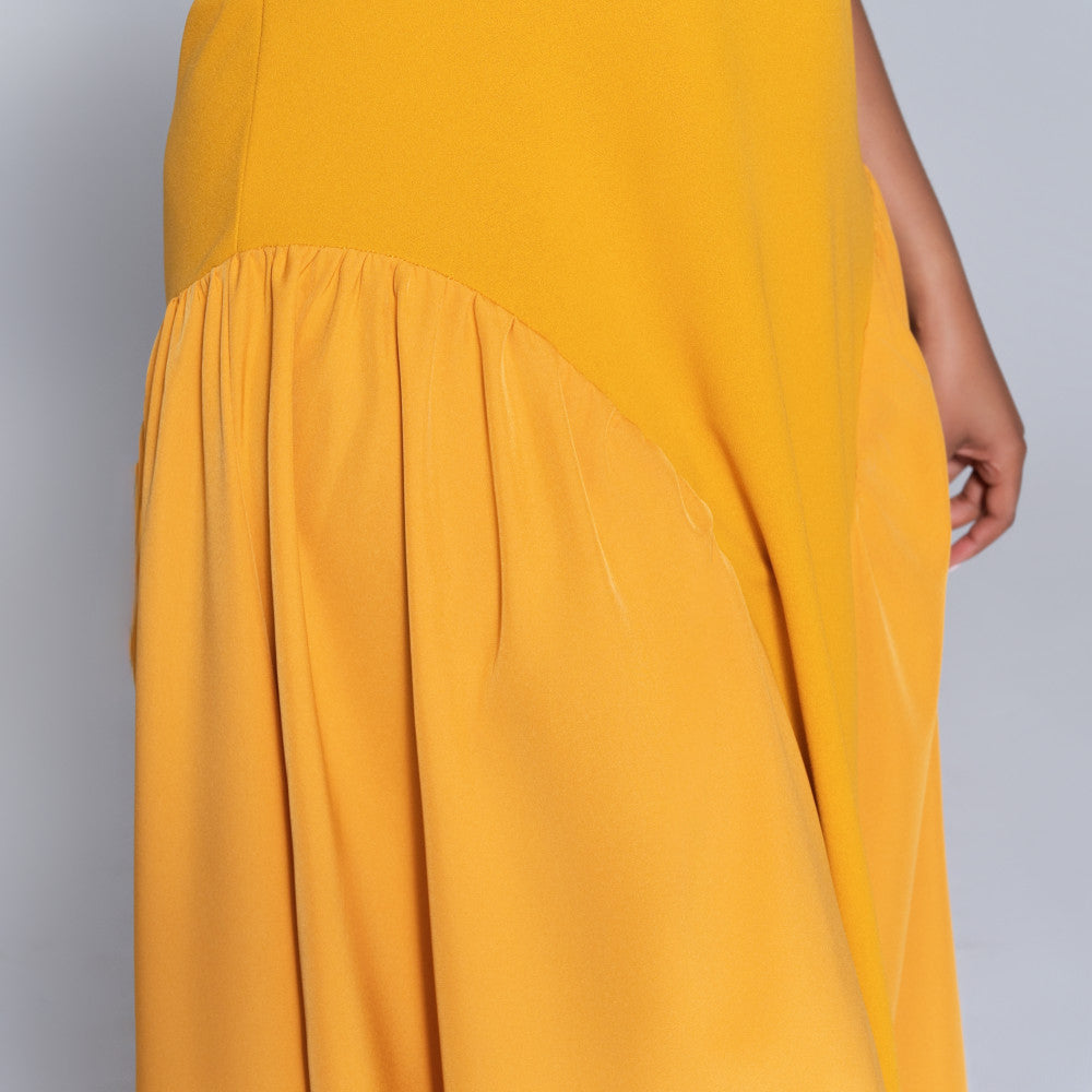 Plus Size Sleeveless Panel Dress
