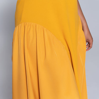 Plus Size Sleeveless Panel Dress