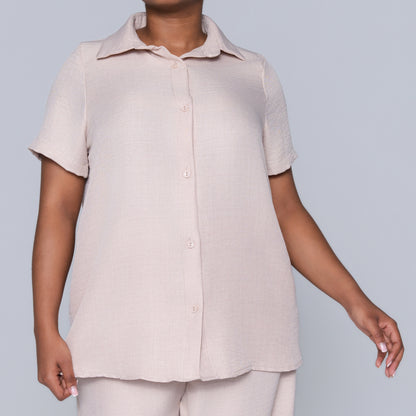 Plus Size Button Down Top