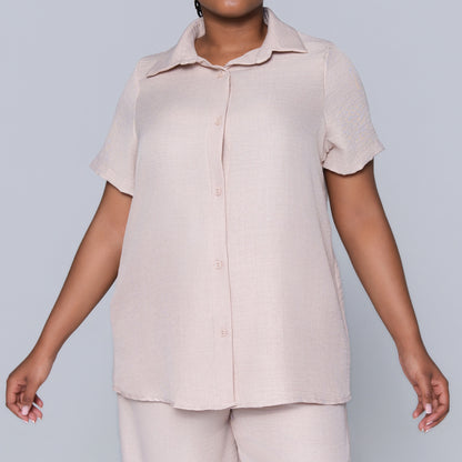 Plus Size Button Down Top