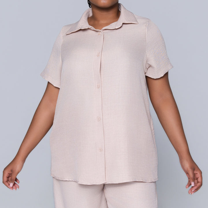 Plus Size Button Down Top