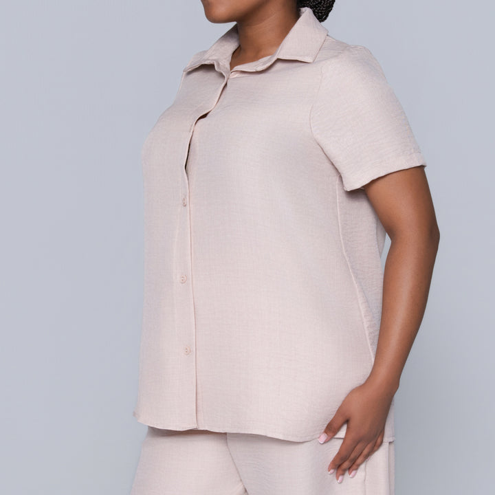 Plus Size Button Down Top