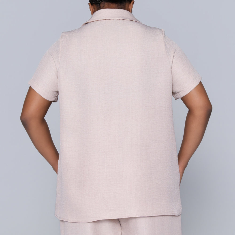 Plus Size Button Down Top