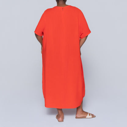Plus Size Printed And Plain Twin Pack Tunic