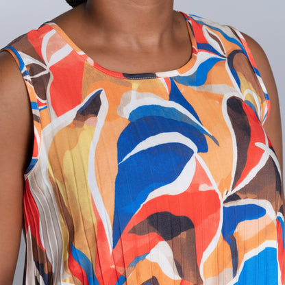 Plus Size Pleated Dress