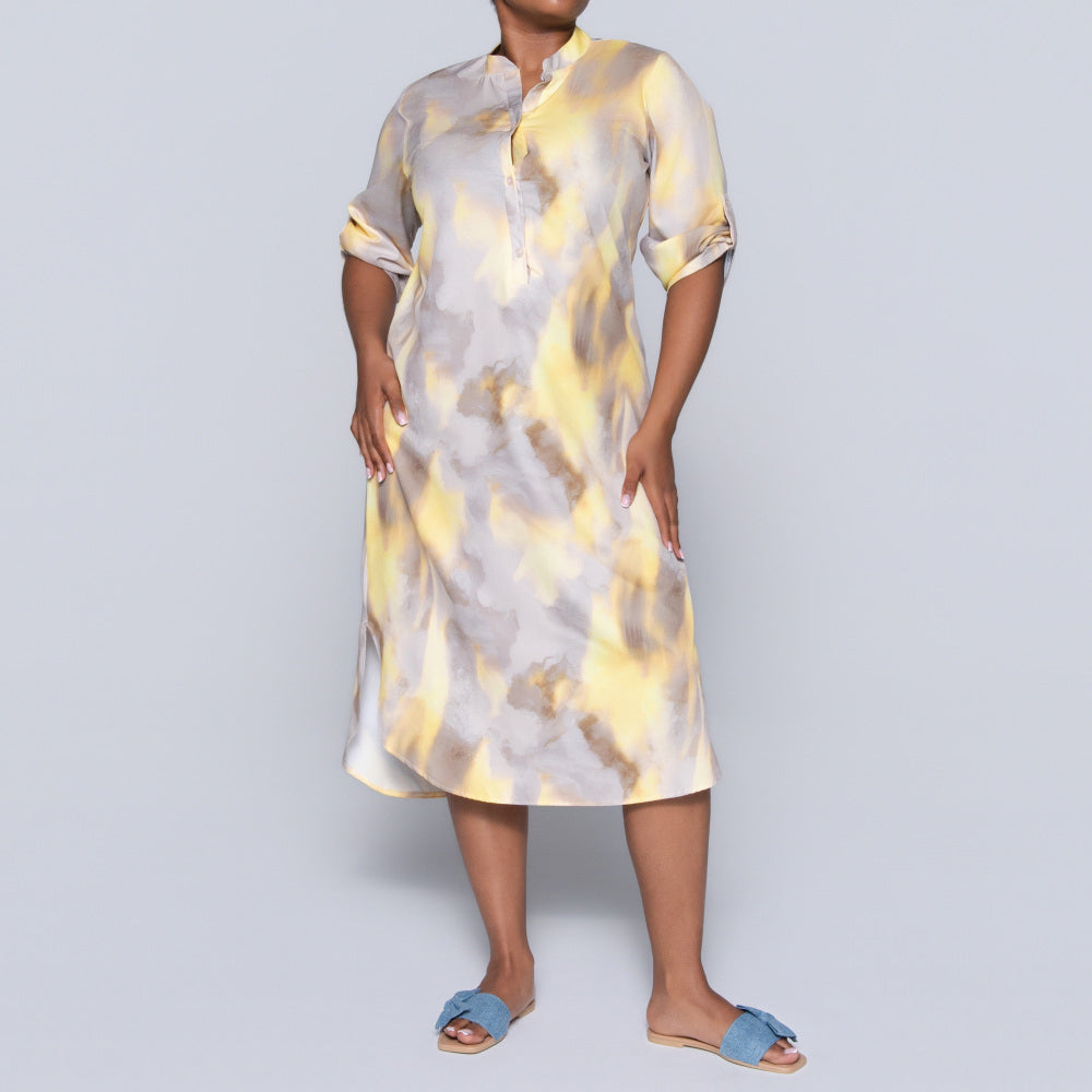 Plus Size Printed Tunic