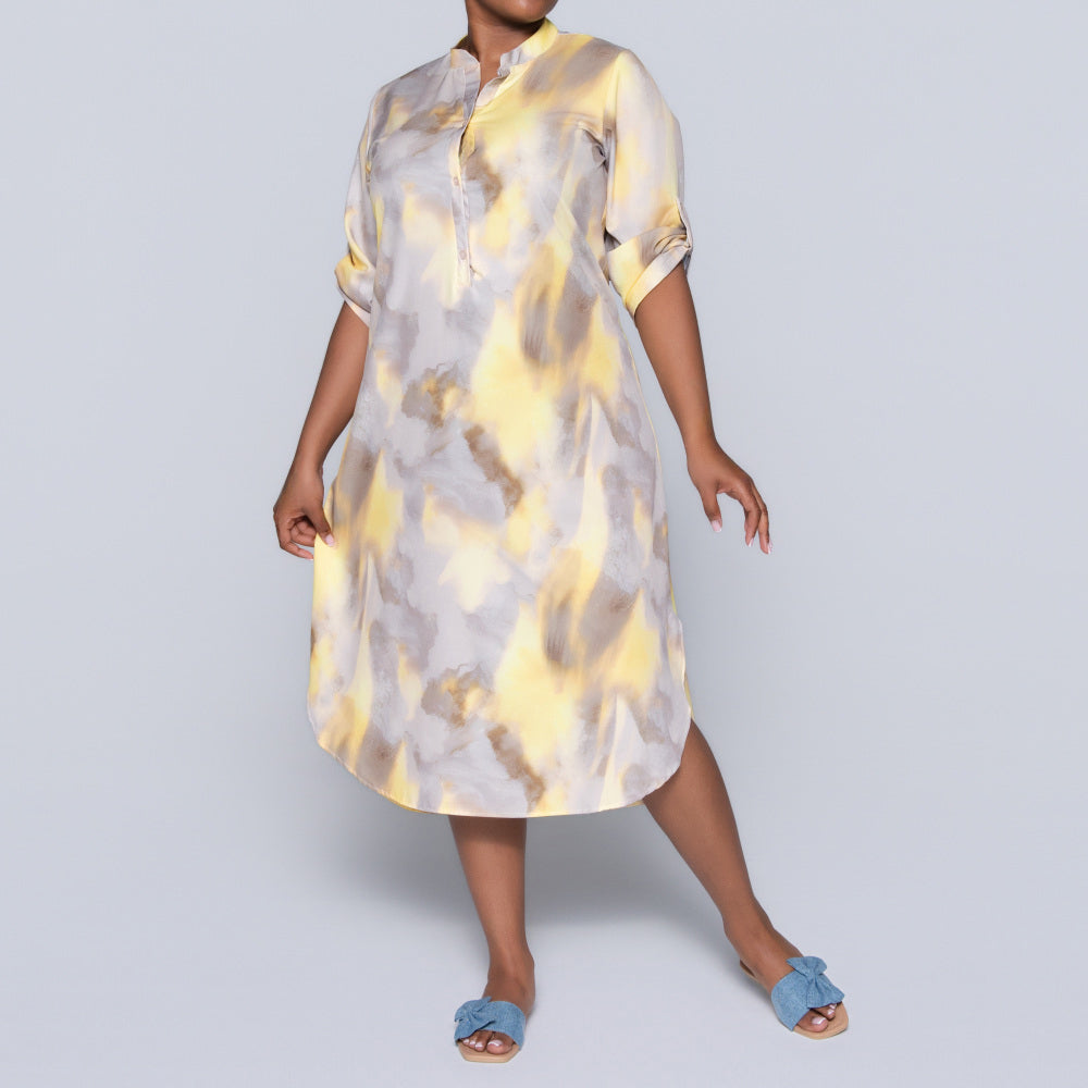 Plus Size Printed Tunic