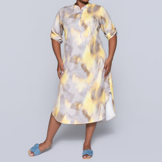 Plus Size Printed Tunic
