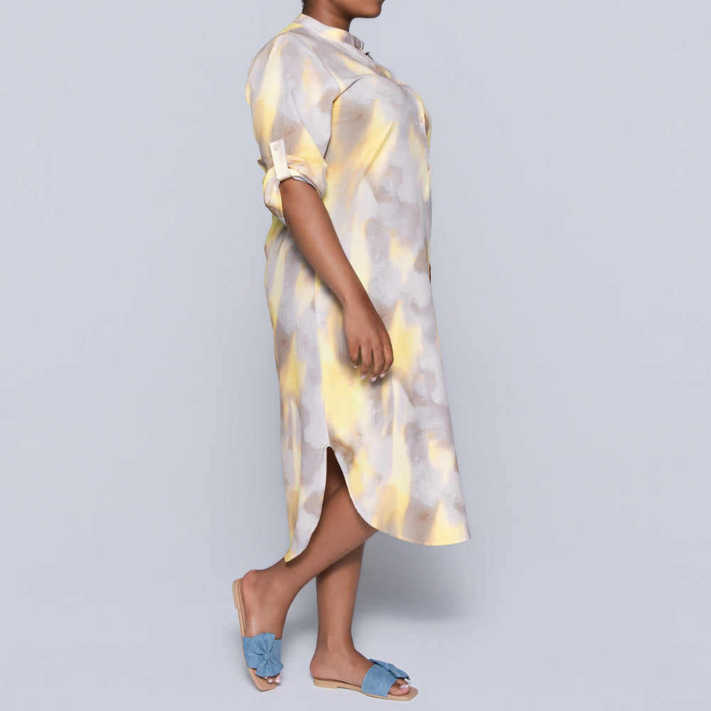 Plus Size Printed Tunic