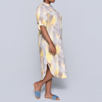Plus Size Printed Tunic