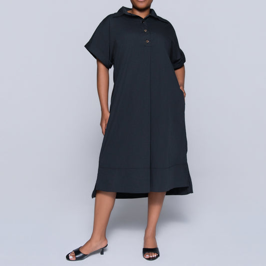 Plus Size Black Tunic