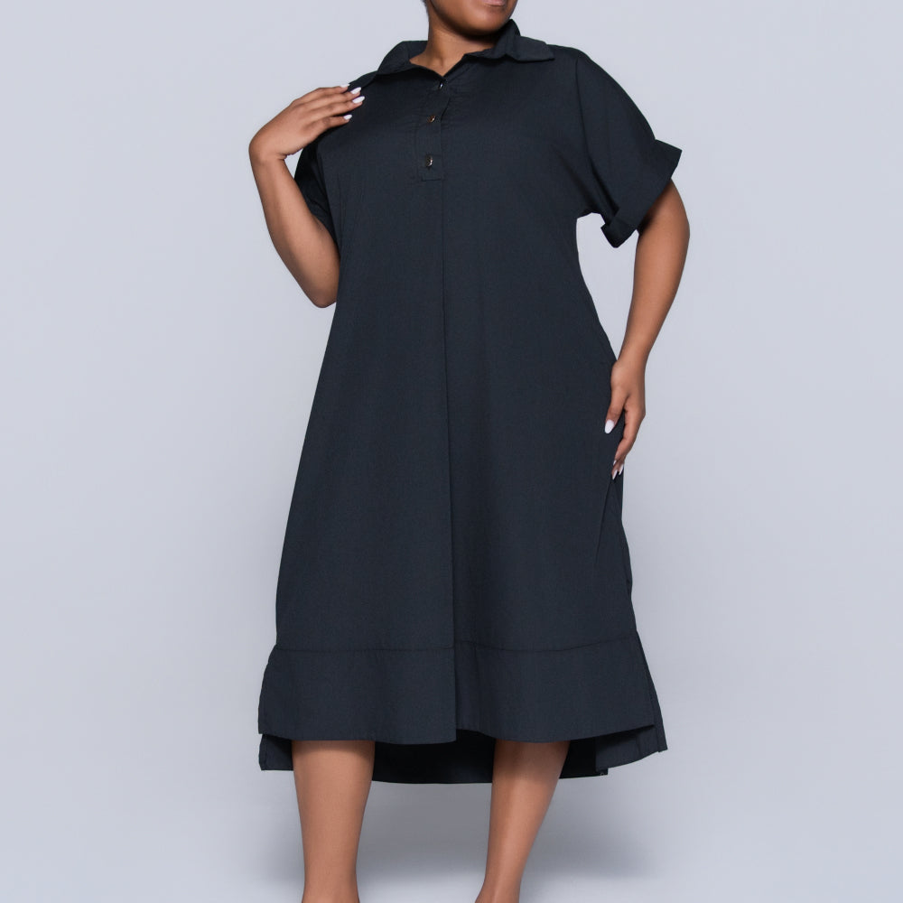Plus Size Black Tunic