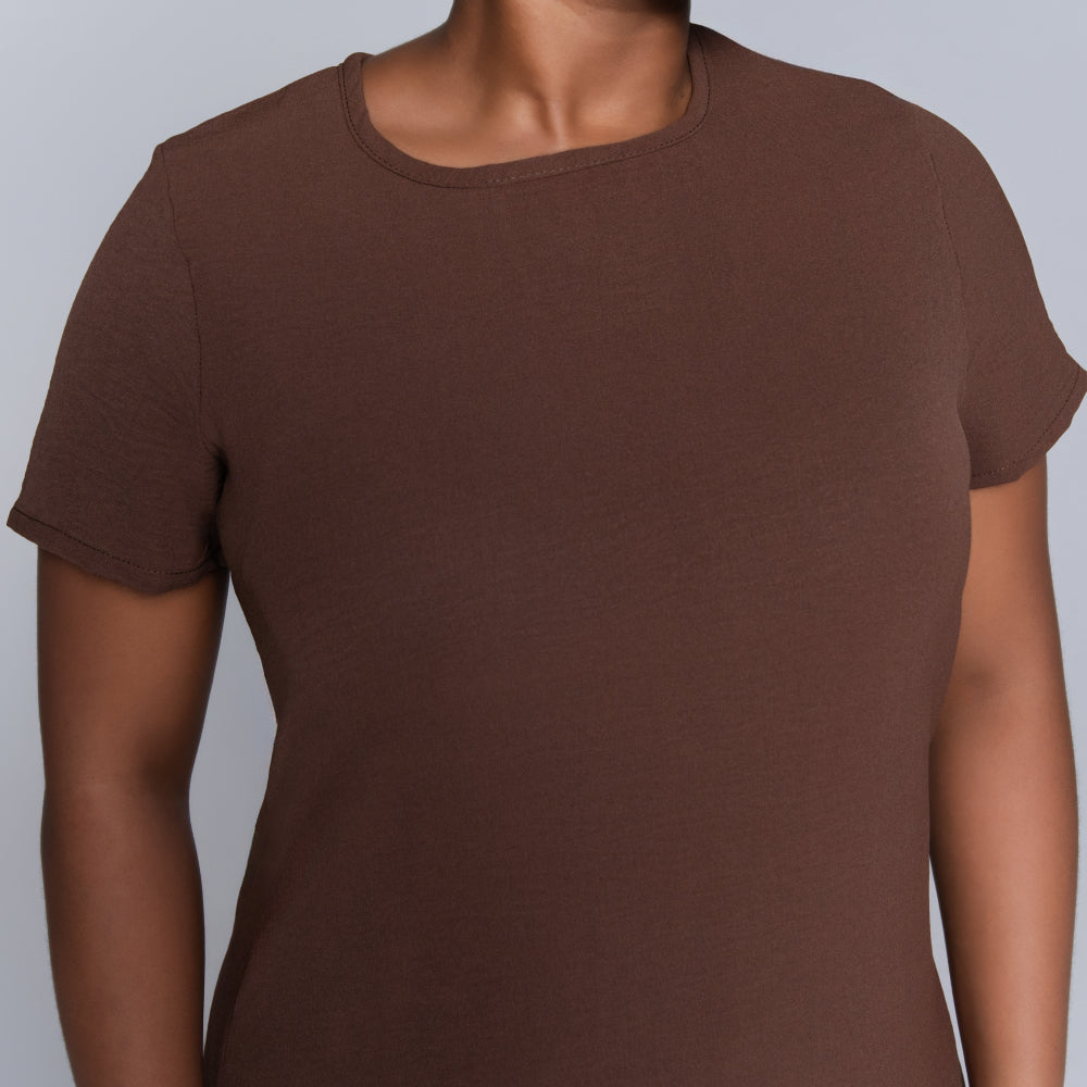 Plus Size Chocolate Tunic