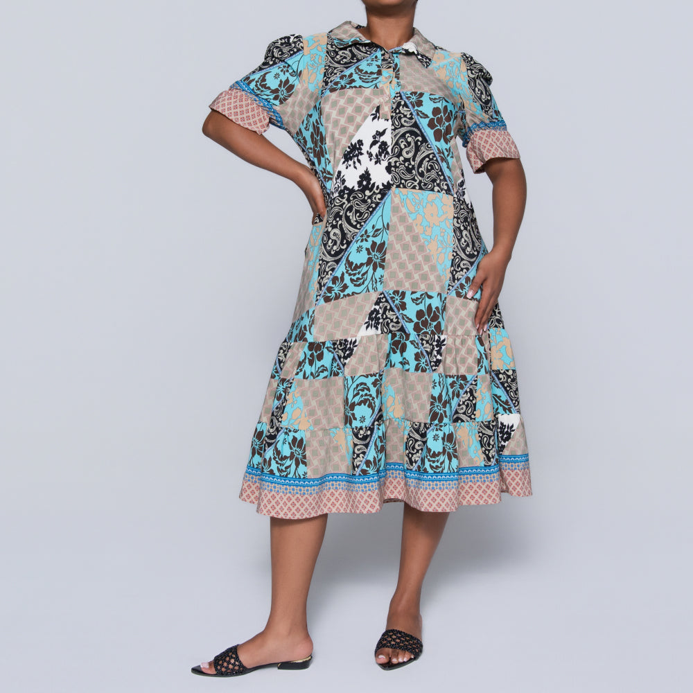 Plus Size Printed Tunic