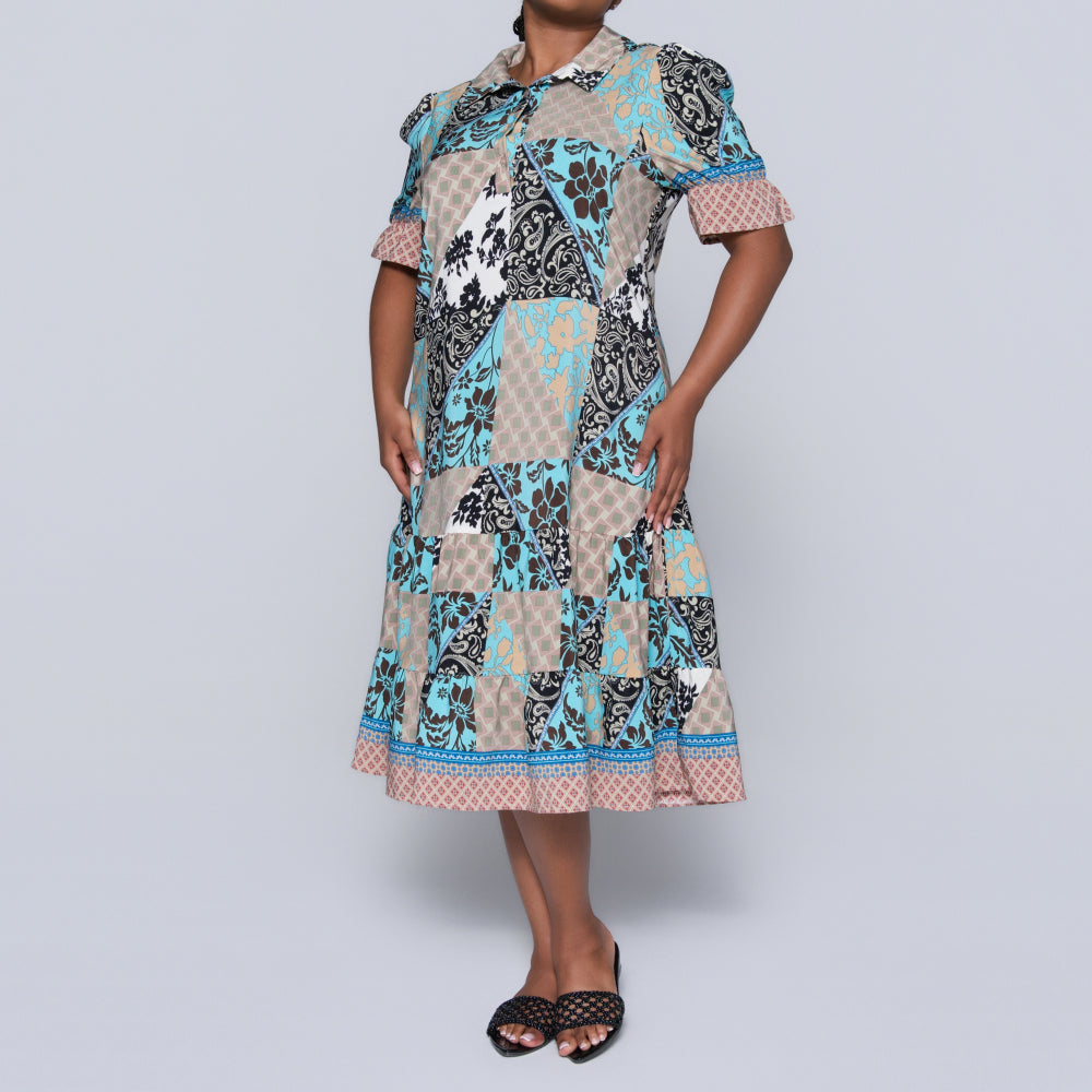 Plus Size Printed Tunic