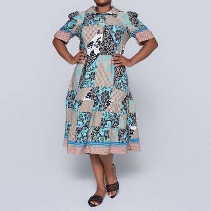 Plus Size Printed Tunic