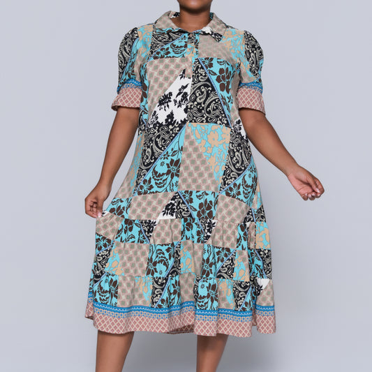 Plus Size Printed Tunic