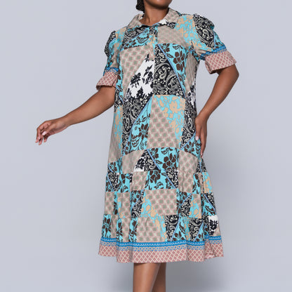 Plus Size Printed Tunic