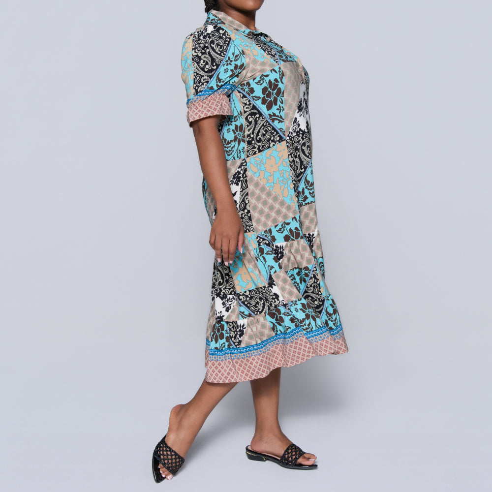Plus Size Printed Tunic