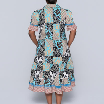 Plus Size Printed Tunic