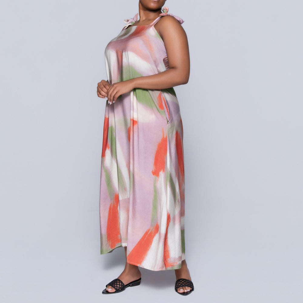 Plus Size Airflow Strappy Dress