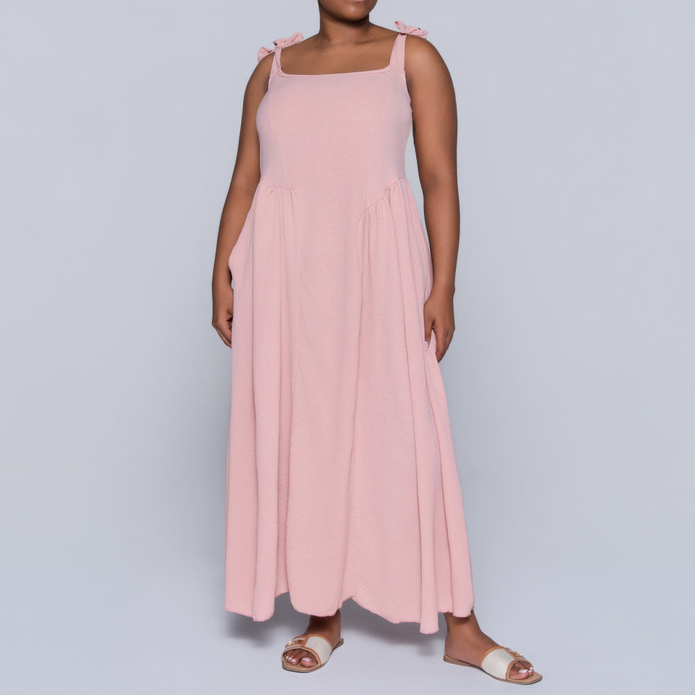 Mink Plus Size Strappy Dress