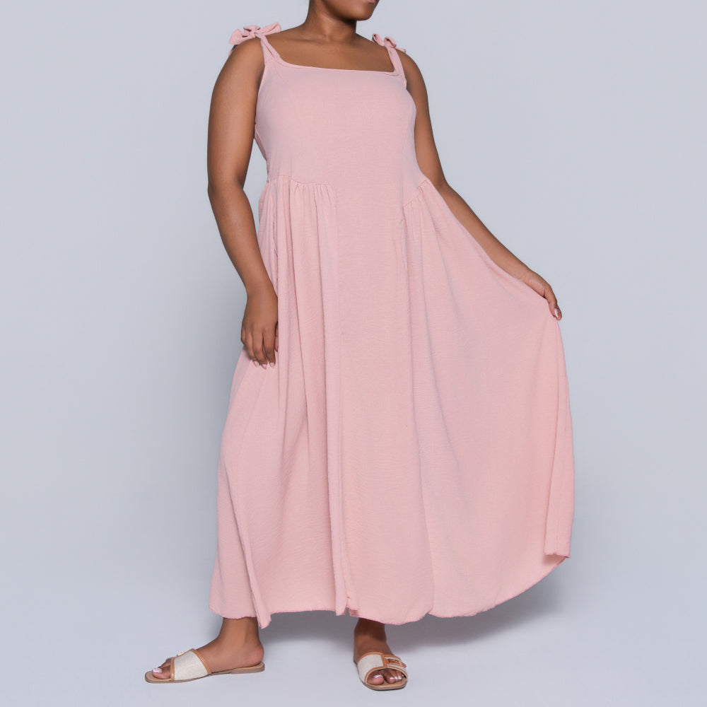 Mink Plus Size Strappy Dress