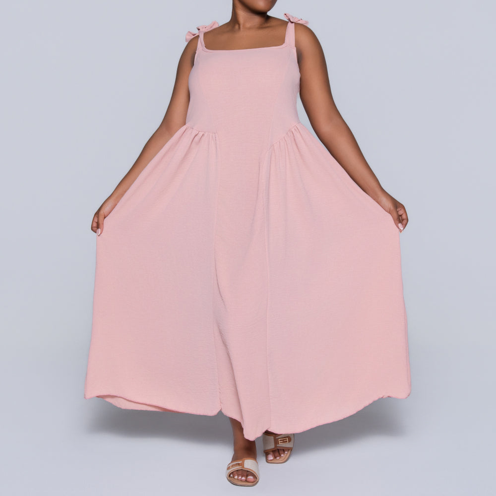 Mink Plus Size Strappy Dress