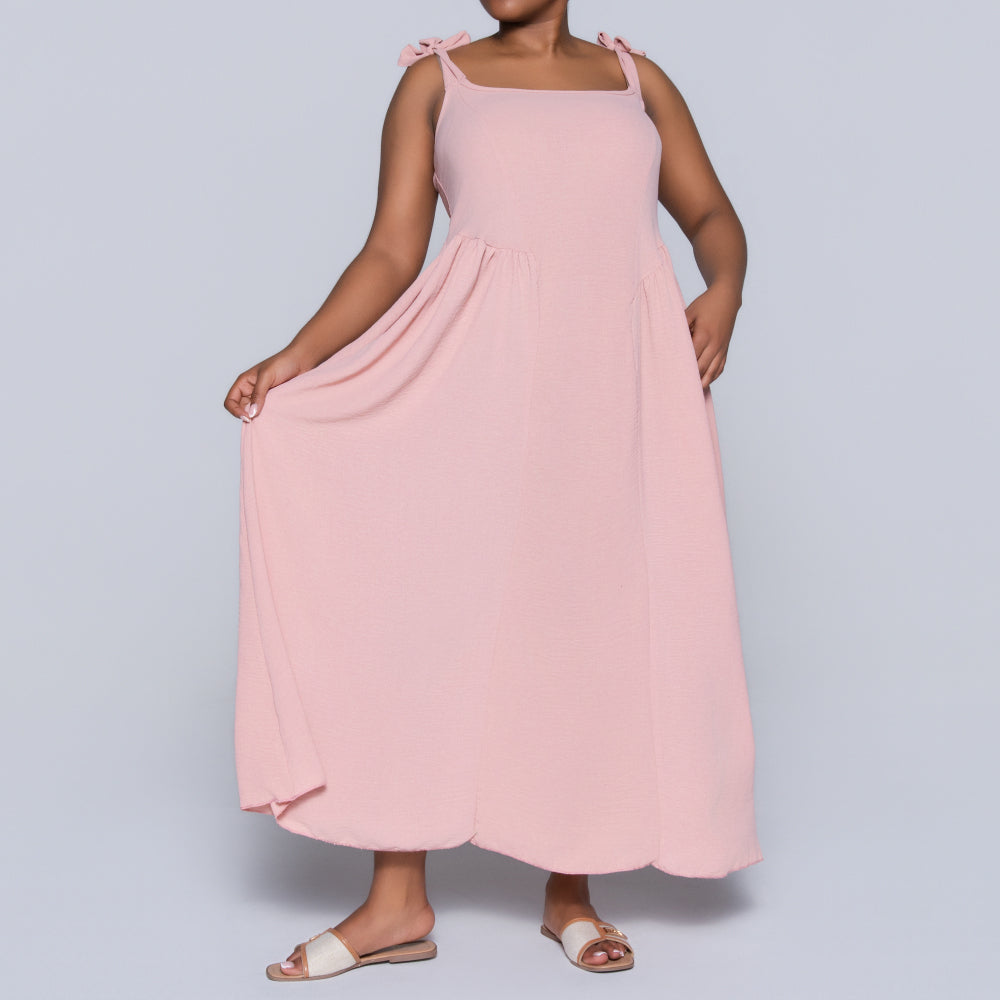 Mink Plus Size Strappy Dress