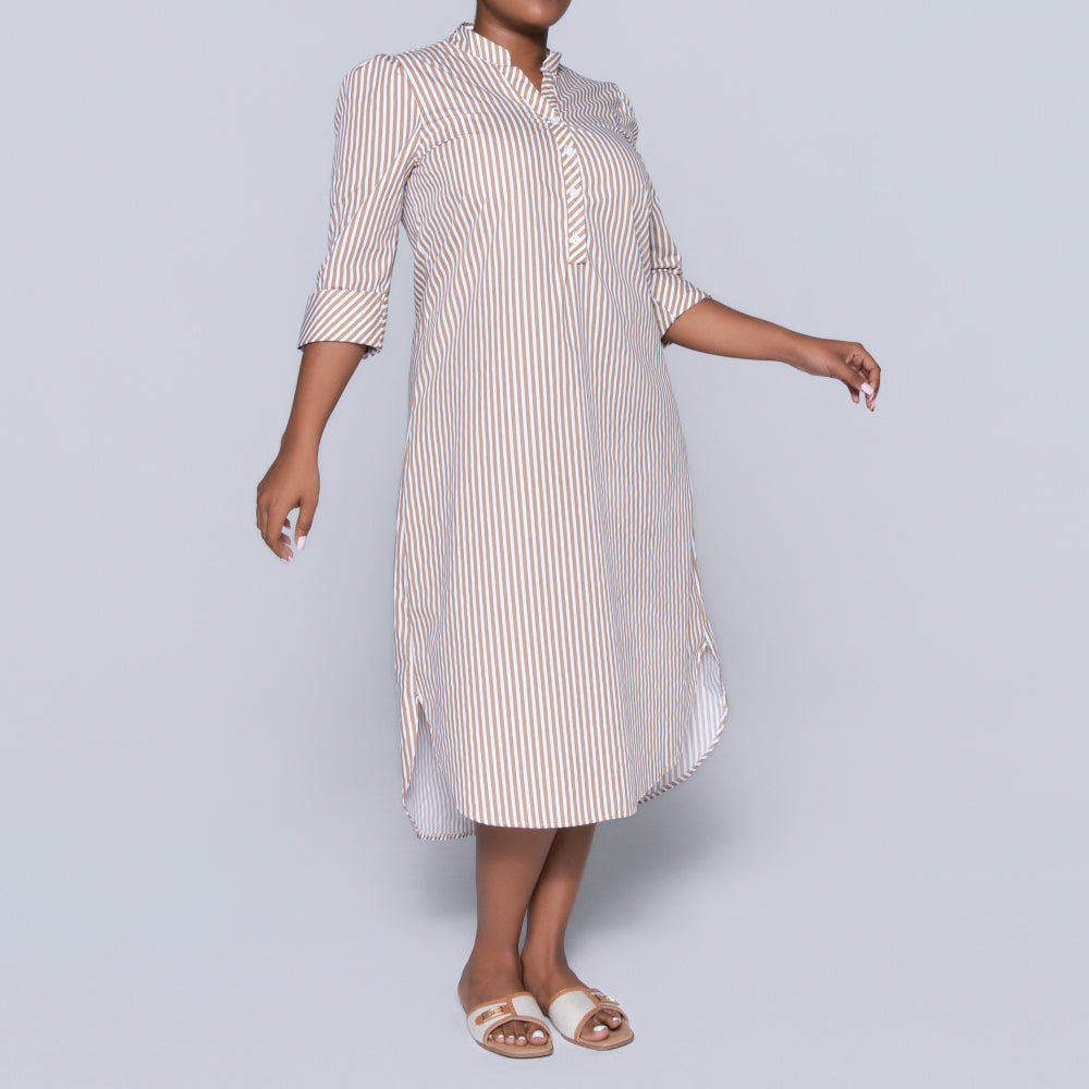 Plus Size Striped Tunic