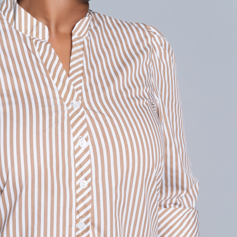 Plus Size Striped Tunic