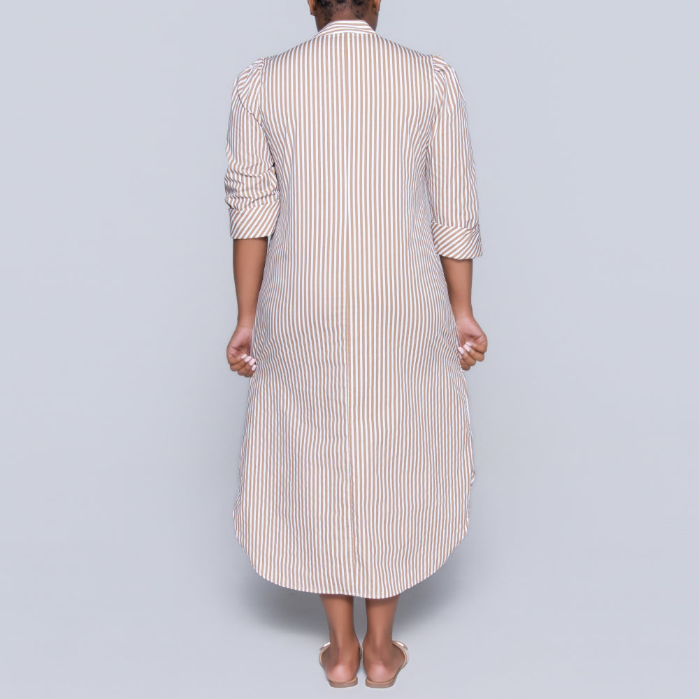 Plus Size Striped Tunic