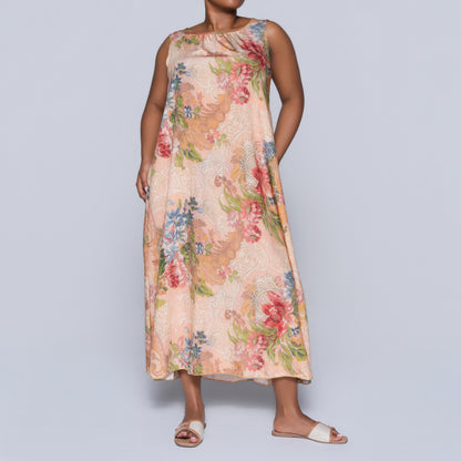 Plus Size Printed Airflow Dress