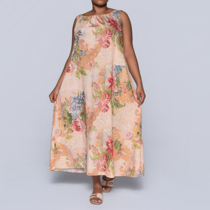 Plus Size Printed Airflow Dress