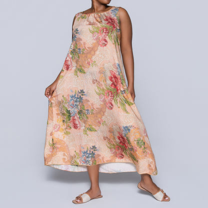 Plus Size Printed Airflow Dress