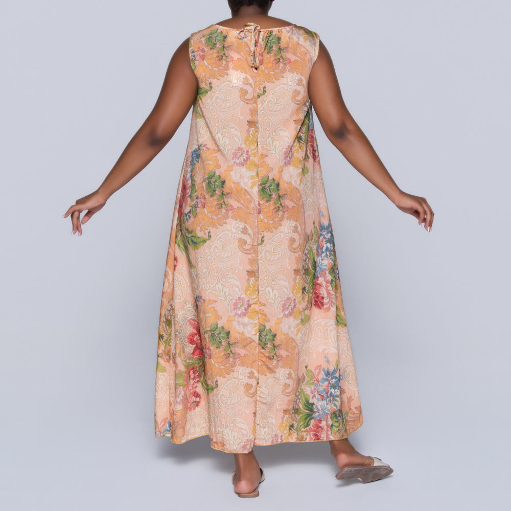 Plus Size Printed Airflow Dress