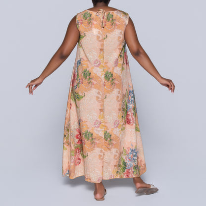 Plus Size Printed Airflow Dress