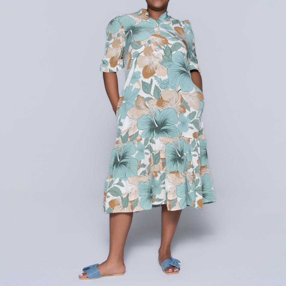 Plus Size Printed Tunic