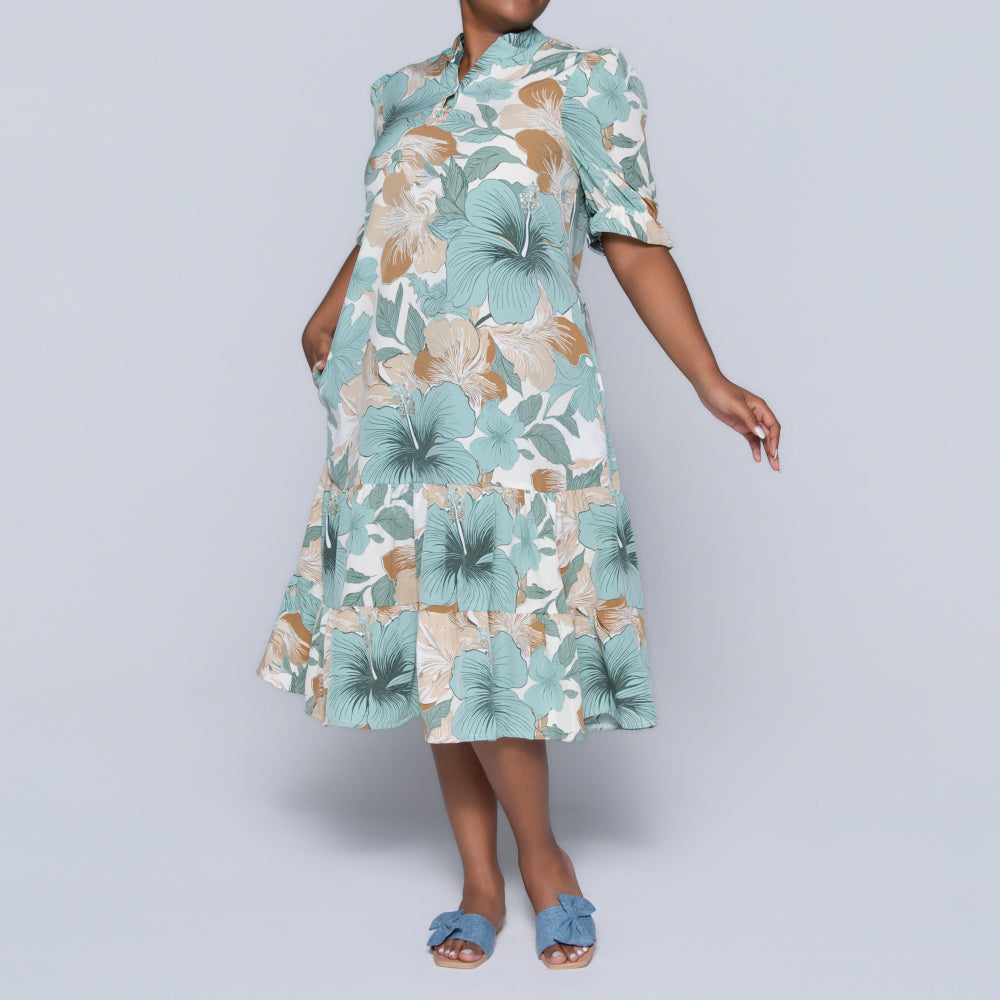 Plus Size Printed Tunic