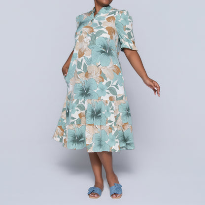 Plus Size Printed Tunic