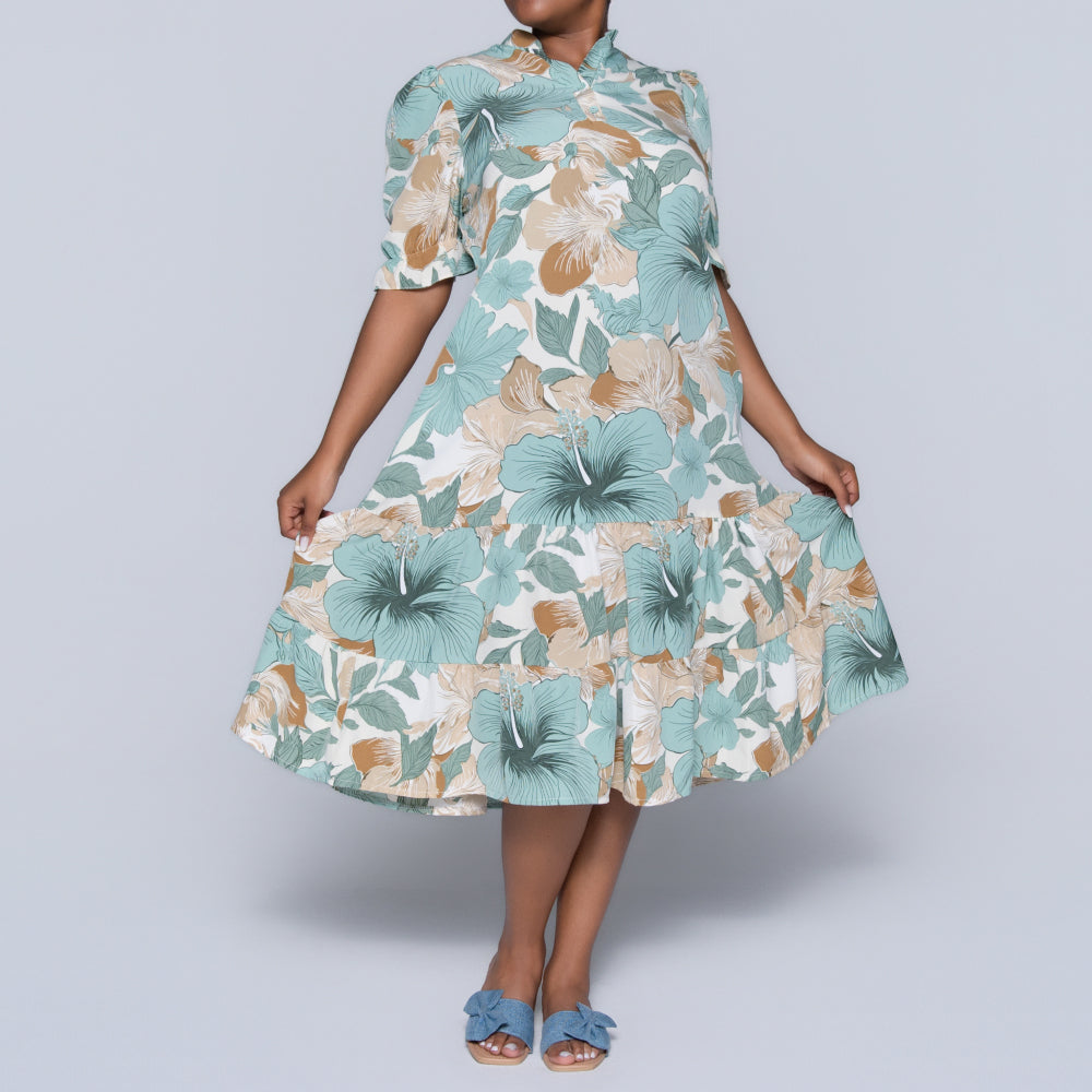 Plus Size Printed Tunic