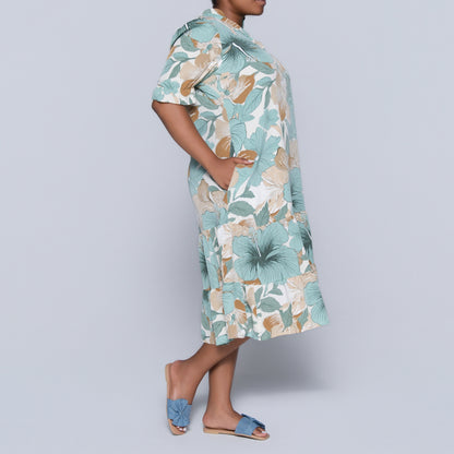 Plus Size Printed Tunic