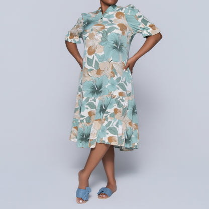 Plus Size Printed Tunic