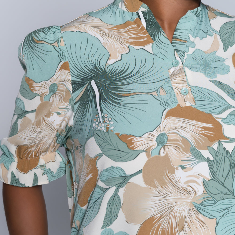 Plus Size Printed Tunic