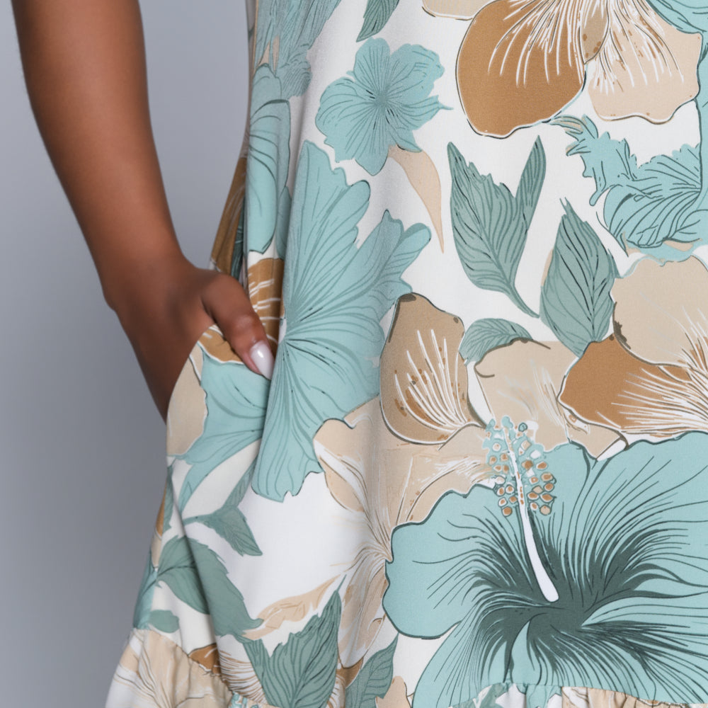 Plus Size Printed Tunic