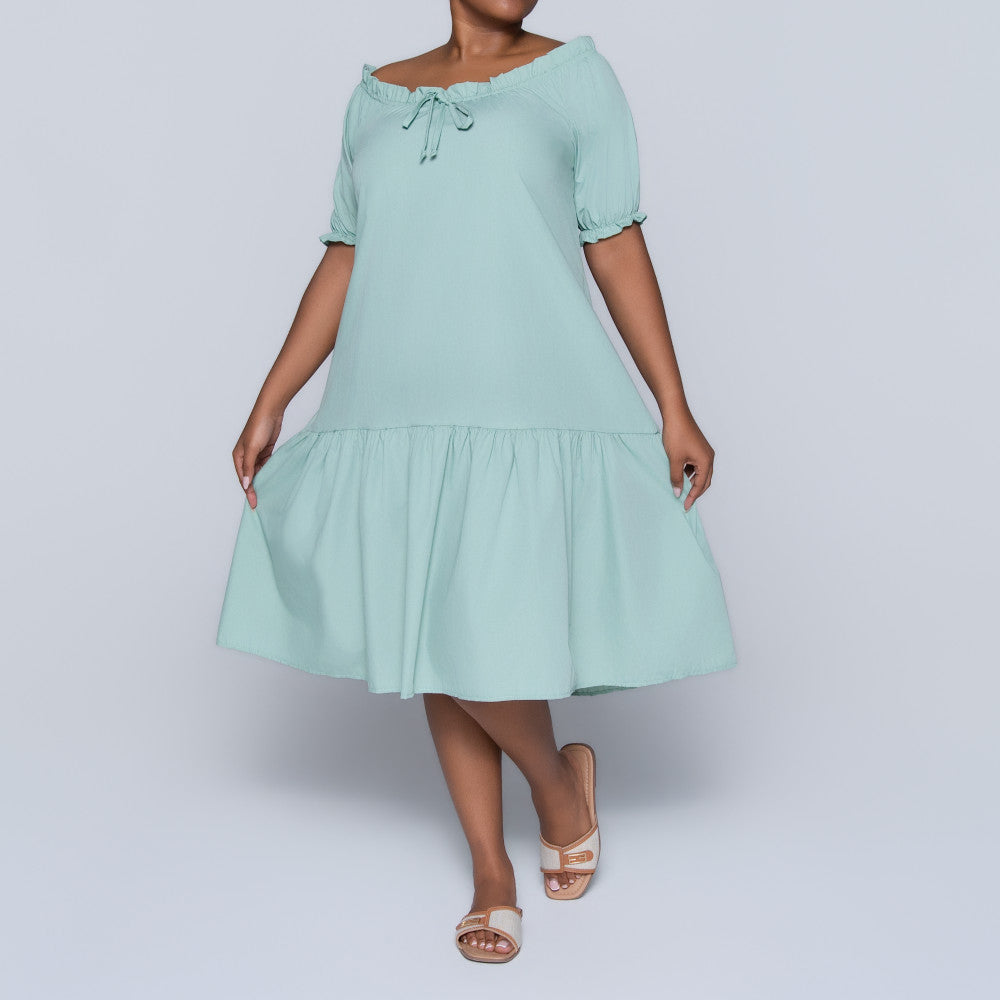 Plus Size Sage Short Sleeve Tunic