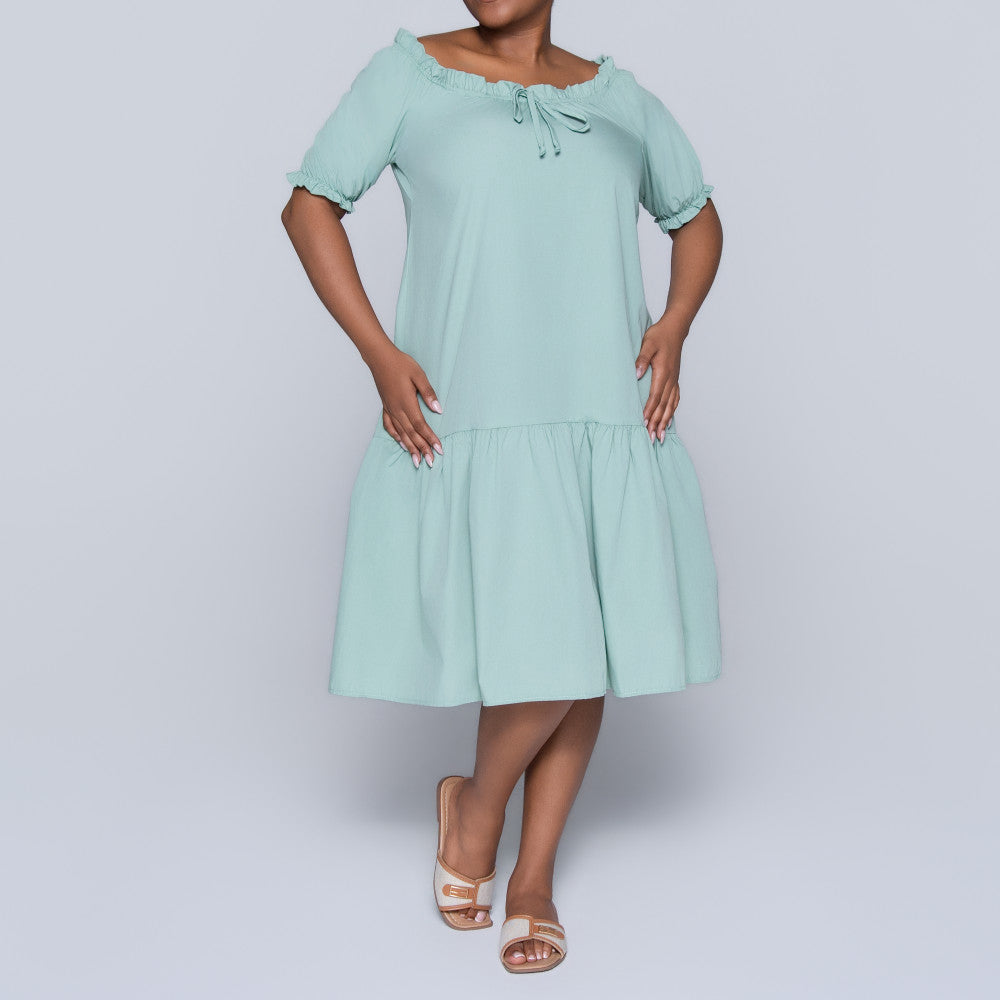 Plus Size Sage Short Sleeve Tunic