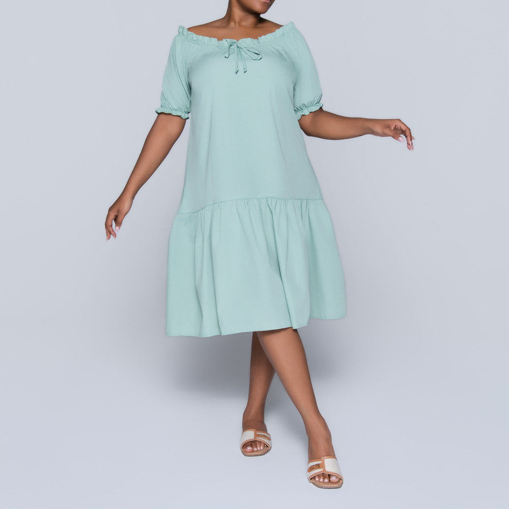 Plus Size Sage Short Sleeve Tunic