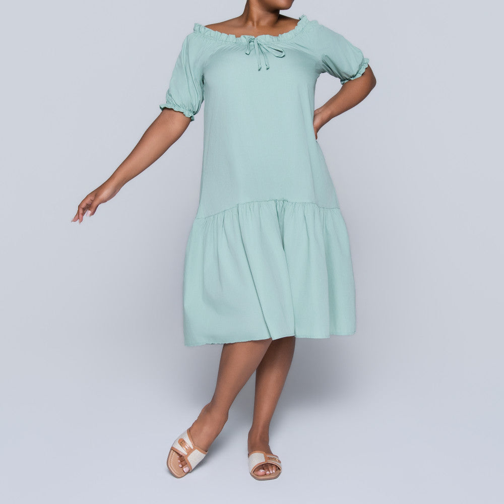 Plus Size Sage Short Sleeve Tunic
